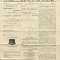 The White and Blue, 1879-1880. The White and Blue, launched in October, 1879, was the first attempt by the ‘Lit’ at publishing a newspaper. The following year it was replaced by the Varsity which was published initially by a joint-stock company.